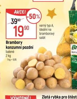 Brambory konzumní pozdní