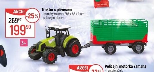 Traktor s přívěsem