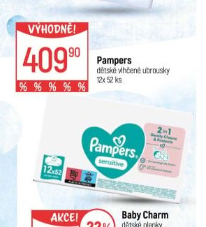 Pampers dětské vlhčené ubrousky