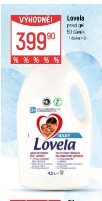 Lovela prací gel 50 dávek - Globus akcniletaky.com
