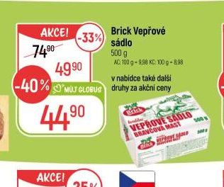 Brick Vepřové sádlo