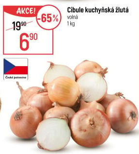 Cibule kuchyňská žlutá