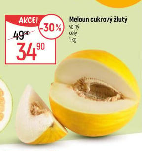 Meloun cukrový žlutý