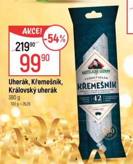 Salám Křemešník kostelecký Kostelecké uzeniny