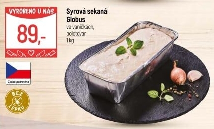 Sekaná syrová Globus