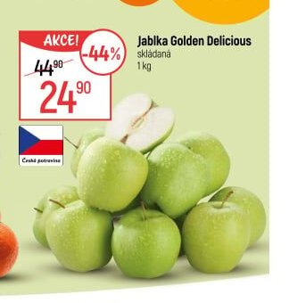 Jablka Golden Delicious