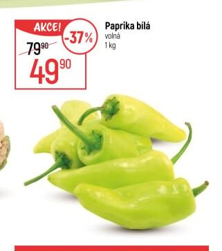 Paprika bílá