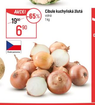 Cibule kuchyňská žlutá