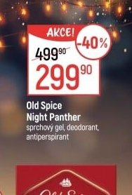 Old Spice Night Panther sprchový gel, deodorant, antiperspirant