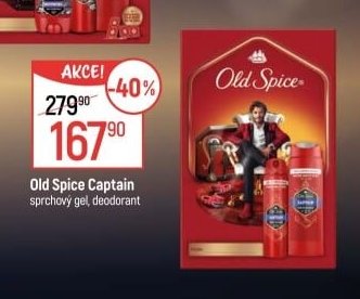 Old Spice Captain sprchový gel, deodorant