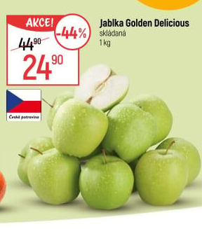 Jablka Golden Delicious