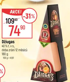 Sýr bez laktózy Džiugas