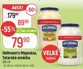 Tatarská omáčka Hellmann'