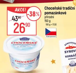 Tradiční pomazánkové Choceňské