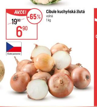 Cibule kuchyňská žlutá