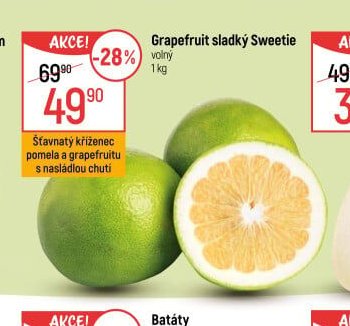 Grapefruit sladký Sweetie