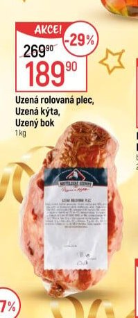 Uzená rolovaná plec, Uzená kýta, Uzený bok - Globus akcniletaky.com