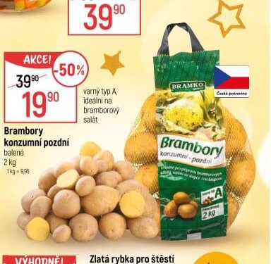 Brambory konzumní pozdní