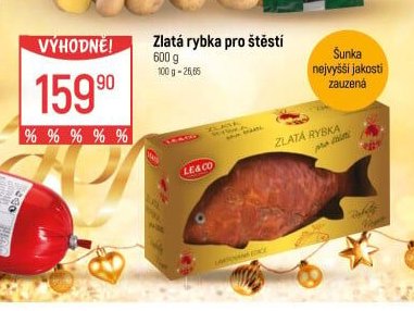 Zlatá rybka pro štěstí