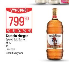 Captain Morgan Spiced Gold Barrel
