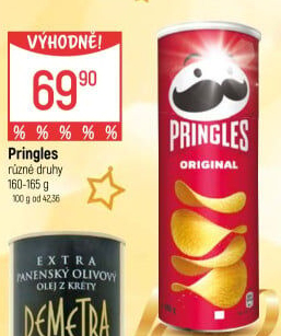 Chipsy Pringles - tubus