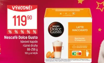 Kapsle Dolce Gusto Nescafé