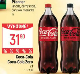 Limonáda Coca Cola Zero