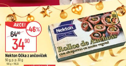 Očka z ančoviček Nekton