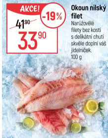 Okoun nilský filety