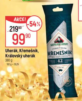 Salám Křemešník kostelecký Kostelecké uzeniny