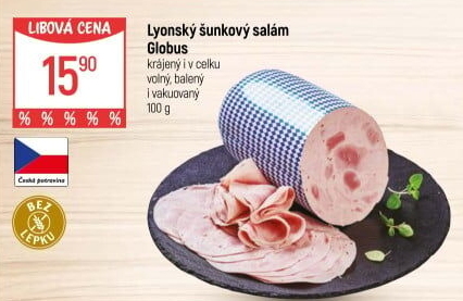 Salám lyonský šunkový Globus
