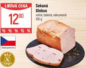 Sekaná masová Globus