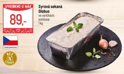 Sekaná syrová Globus
