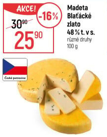 Sýr Blaťácké zlato Madeta