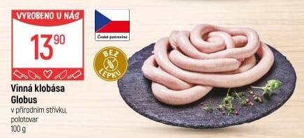 Vinná klobása Globus