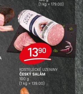 KOSTELECKÉ UZENINY ČESKÝ SALÁM