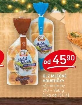 ÖLZ MLÉČNÉ HOUSTIČKY