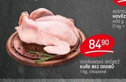 VODŇANSKÁ DRŮBEŽ KUŘE BEZ DROBŮ