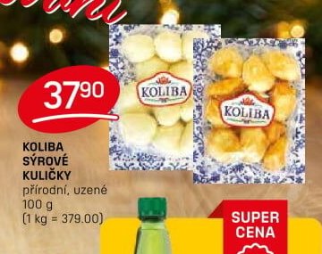 KOLIBA SÝROVÉ KULIČKY přírodní, uzený