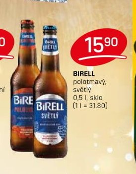 BIRELL polotmavý, světlý