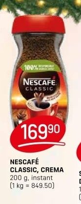 NESCAFÉ CLASSIC, CREMA