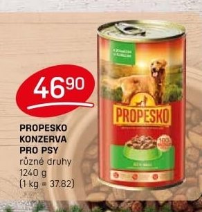 PROPESKO KONZERVA PRO PSY