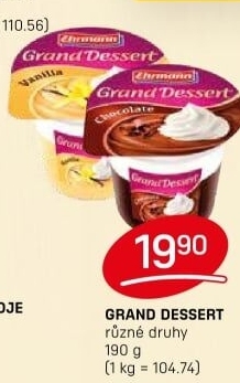 Dezert Grand Dessert Ehrmann