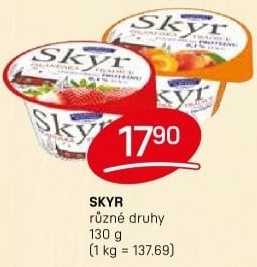 Dezert zakysaný ochucený Skyr Bohušovická mlékárna