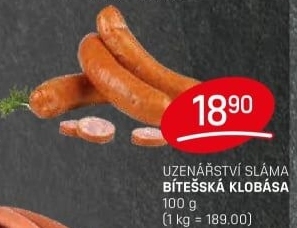 Klobáska bítešská Sláma