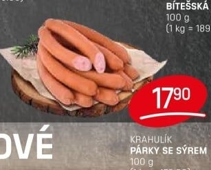 Párky se sýrem Krahulík