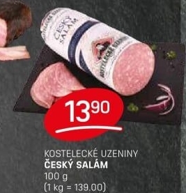Salám český Kostelecké uzeniny