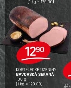 Sekaná bavorskáKostelecké uzeniny