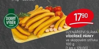 Vídeňské párky Premium Dobrý Výběr