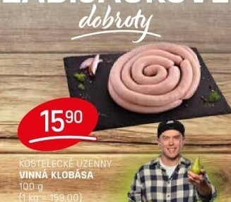 Vinná klobása Kostelecké uzeniny
